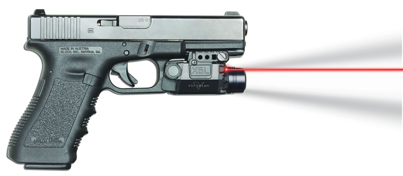 Viridian X5L červený laser s taktickou svítilnou
