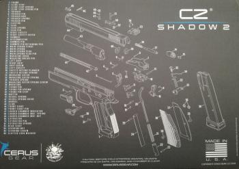 Podložka pro čištění zbraní CZ SHADOW 2, Cerus Gear
