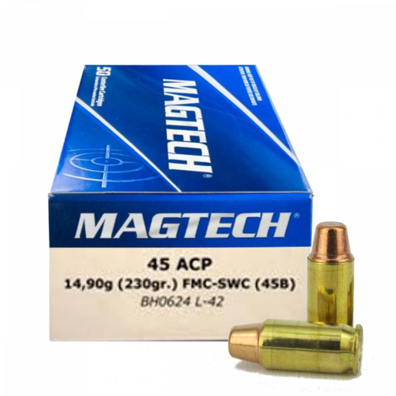 Magtech .45ACP FMJ SWC (45B) 14,90g/230GR