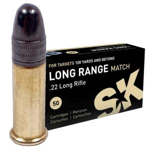LAPUA SK .22LR Long Range Match, 40GR, LRN