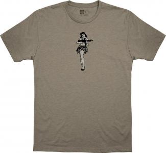 Magpul tričko Hula Girl CVC světle šedá, L