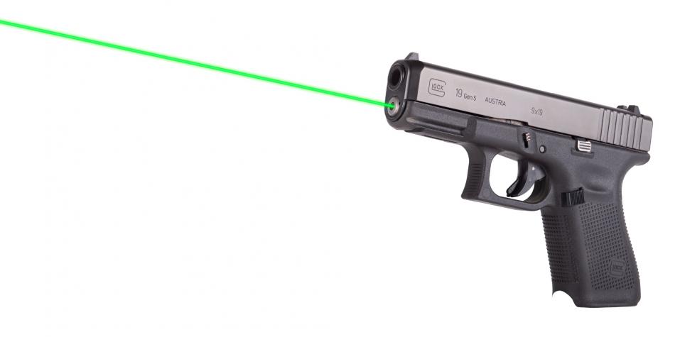 LaserMax laserový zaměřovač zelený pro Glock 19, 19 MOS, 19X, 45 Gen 5