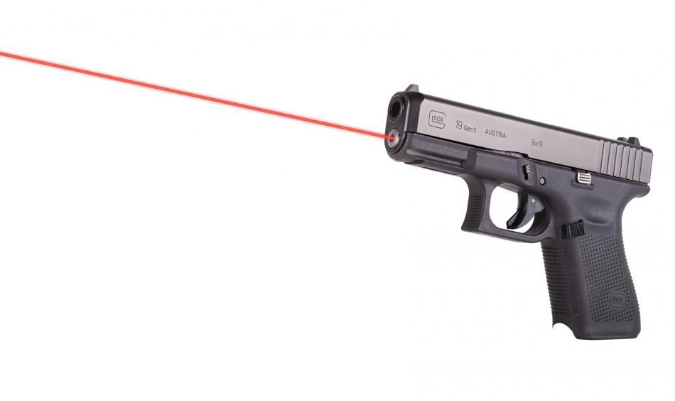 LaserMax laserový zaměřovač červený pro Glock 19, 19 MOS, 19X, 45 Gen 5