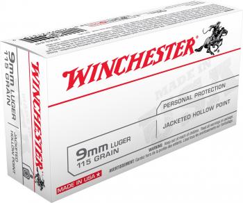 Winchester 9x19 JHP 7,5g/115gr