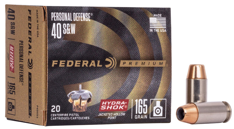 Federal Premium Personal Defense Hydra Shok JHP .40SW 10,7g/165gr