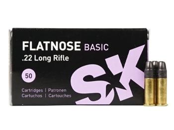 Lapua SK .22LR Flatnose Basic, LFN, 2,59g/40gr