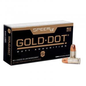 Speer Duty Ammunition Gold Dot HP 9x19, 9,5g/147GR
