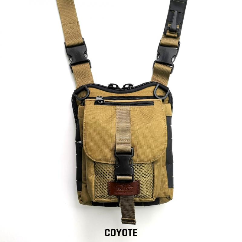 Falco G101 prostorná taktická taška pro skryté nošení zbraně, coyote