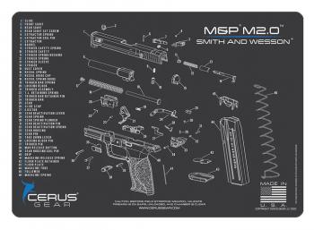 Cerus Gear podložka pro čištění zbraníSMITH & WESSON MP 2.0, béžová