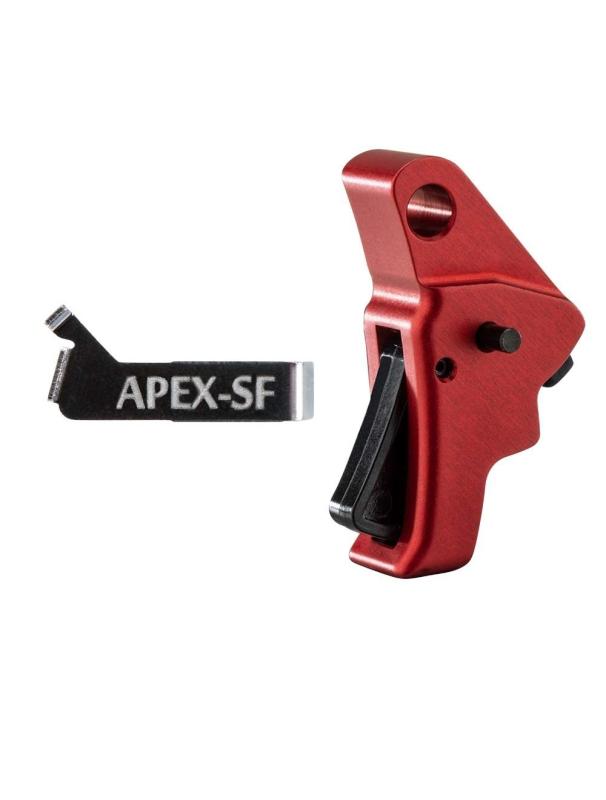 APEX TRIGGER KIT FOR GLOCK SLIM FRAME RED (No trigger bar)