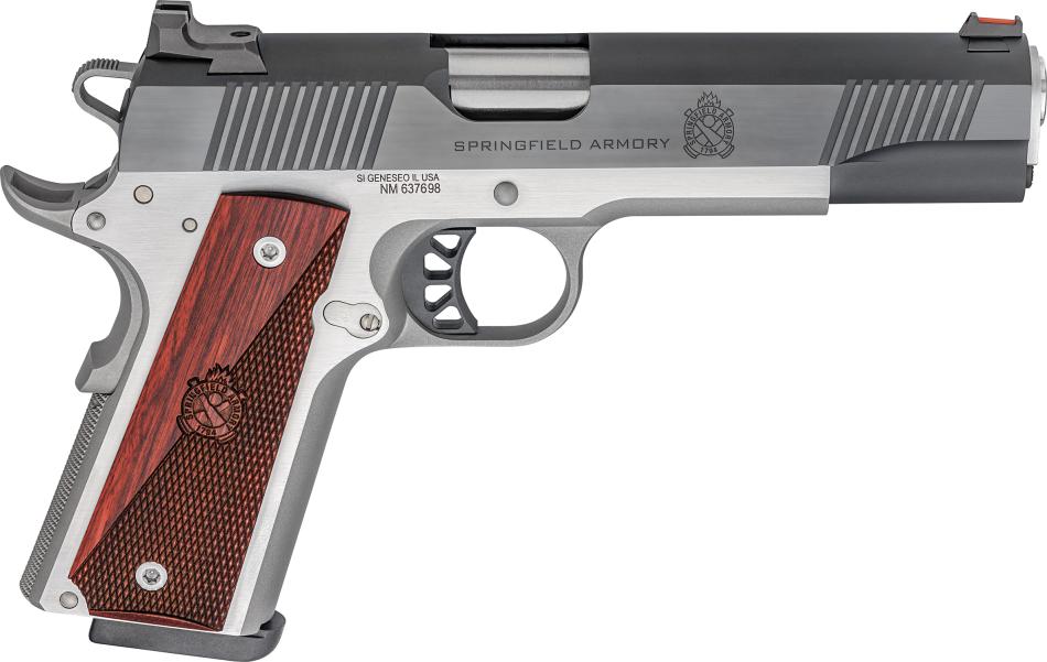 Springfield Armory 1911 RONIN, .45 AUTO, 5", Blued / Stainless (PX9120L)