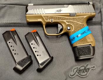 Kimber R7 Mako (OR) Bundle 15-Round FDE, 9 mm Luger