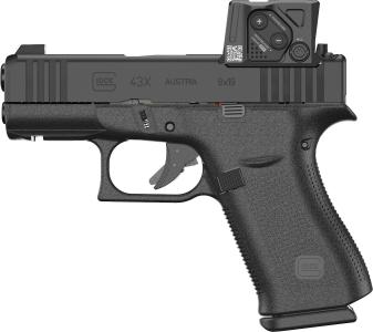 Glock 43X R/MOS/FS s Aimpoint COA (3.5 MOA)