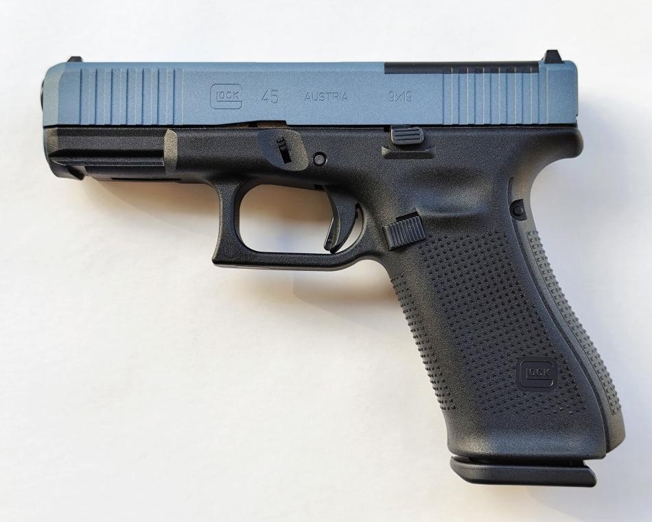 Glock 45 FS (MOS), ráže 9 mm Luger, CERAKOTE závěr - Blue Titanium